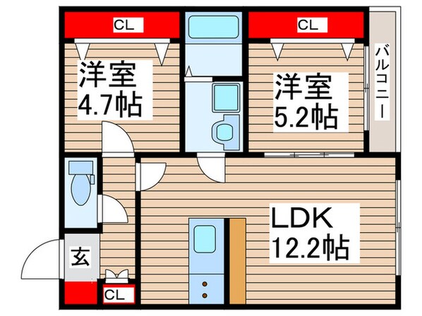 プレミール・ヴィラの物件間取画像